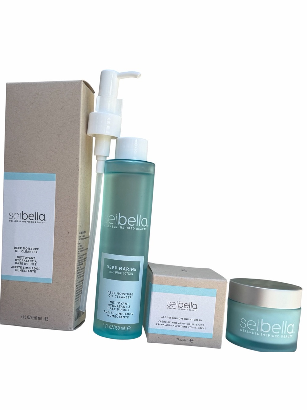 Melaleuca Sei Bella Deep Marine Oil Cleanser & Night Cream Duo